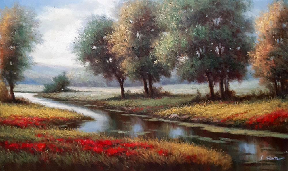 paysage/90cm x 60cm /2197-T3